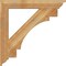 Ekena Millwork Merced Traditional Rough Sawn Bracket, Western Red Cedar, 4"W x 32"D x 32"H BKT04X32X32MRC01RWR - alternate 4